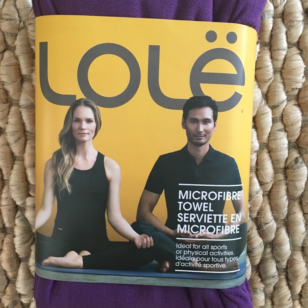 Lole hot yoga towel for yoga mat- brand new